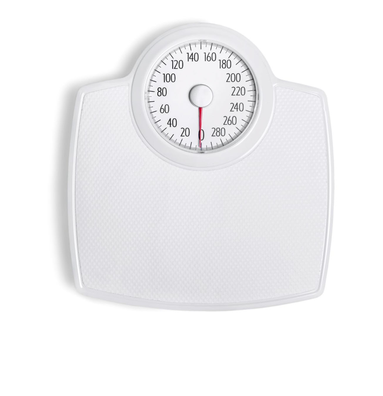 Foto van een weegschaal