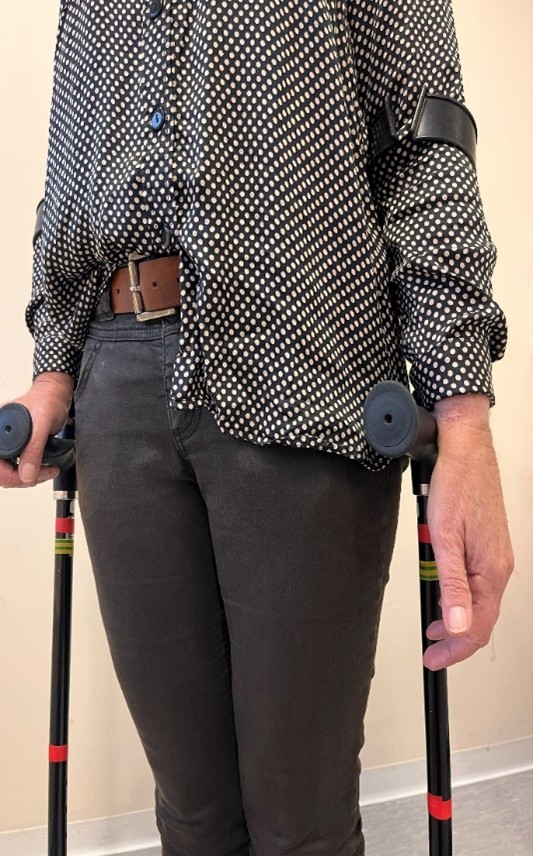 Instellen van elleboogkrukken 2