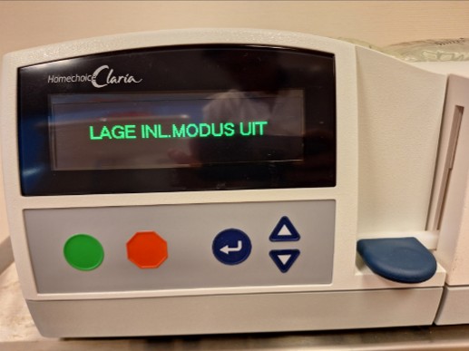Lage inloopmodus uit